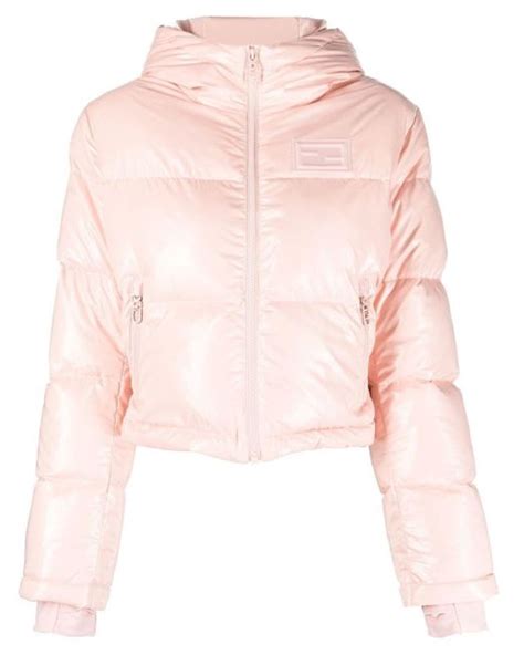 fendi bubble coat pink|Fendi puffer jacket.